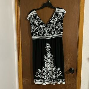 Black and white dress